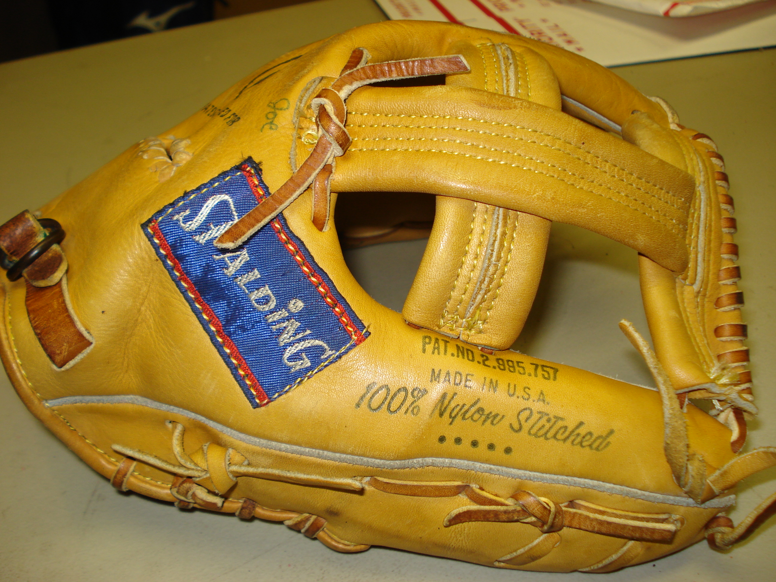 vintage baseball gloves